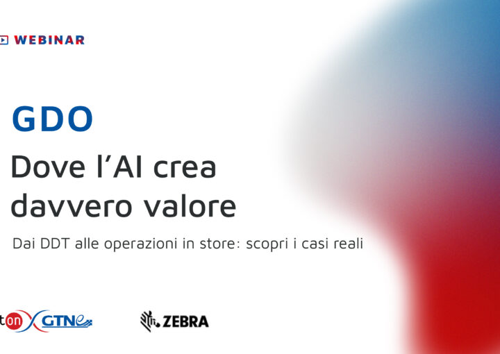 Banner Webinar - Dove l'AI crea davvero valore nella GDO